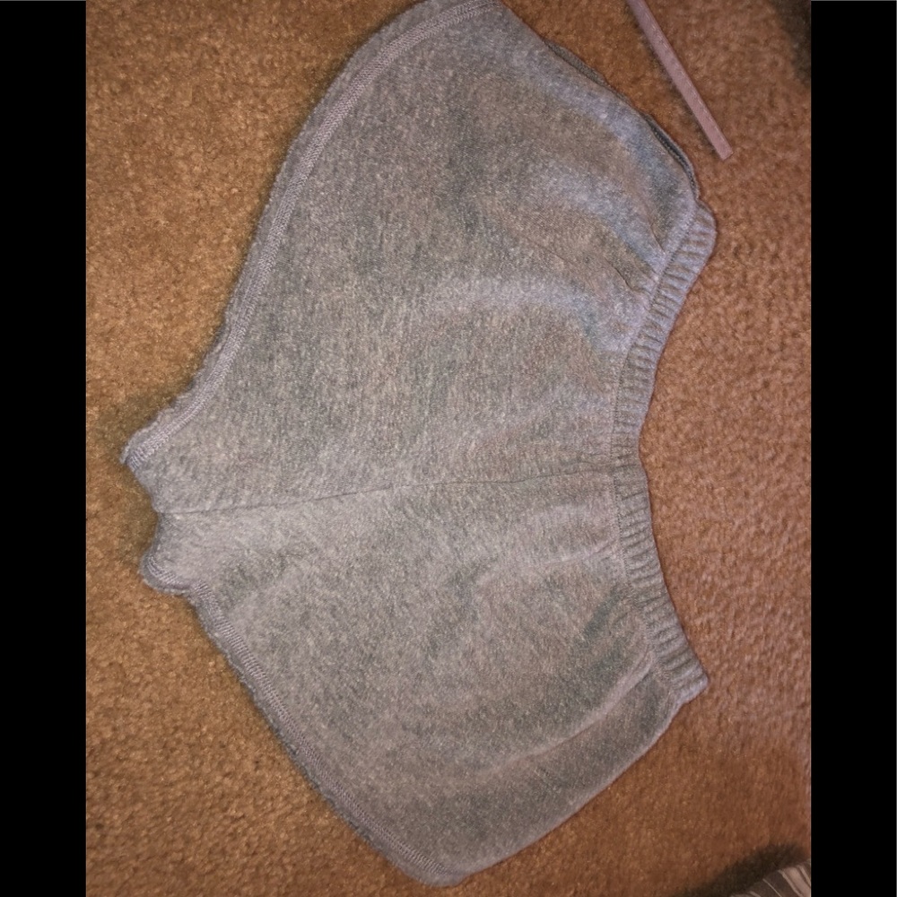Grey short shorts